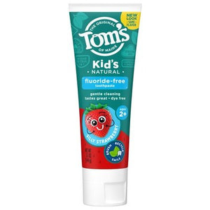 Toms Of Maine Toothpaste Fluoride-Free Silly Strawberry Kids 6/5.1 OZ [UNFI-CARLISLE #2555464]