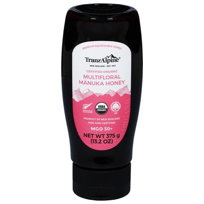 Tranzalpine Organics Limited Honey Multifloral Manuka 12/13.2 OZ [UNFI #03100179] [ebt]