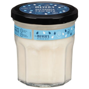 Mrs Meyers Clean Day Candle Rain Water Large 6/7.2 OZ [UNFI #2873867]