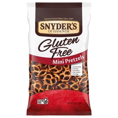 Snyders Of Hanover Pretzels Mini Gluten Free 12/8 OZ [UNFI #1451020] [ebt]