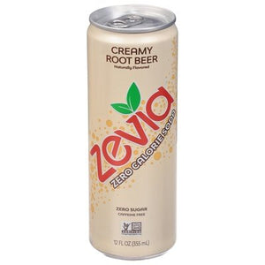 Zevia Soda Zero Calorie Creamy Root Beer 12/12 OZ [UNFI #2819266] [ebt] D