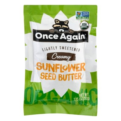 Once Again Sunflower Seed Butter Creamy 10/1.15 OZ [UNFI #1695550] [ebt]