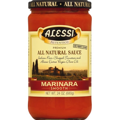 Alessi Marinara Sauce Smooth 6/24 OZ [UNFI #0773986] [ebt]
