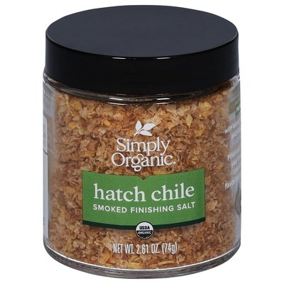 Simply Organic Finishing Salt Hatch Chile Smoked 6/2.61 OZ [UNFI #2967305] [ebt]