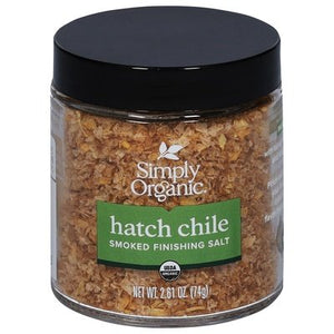 Simply Organic Finishing Salt Hatch Chile Smoked 6/2.61 OZ [UNFI #2967305] [ebt]