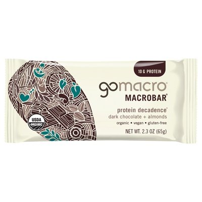 Gomacro Macrobar Dark Chocolate + Almonds 12/2.3 OZ [UNFI-CARLISLE #2202331] [ebt]