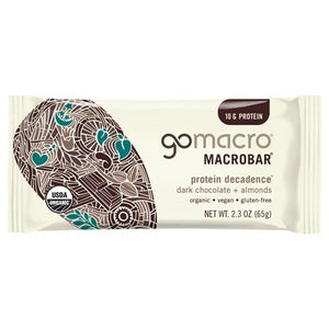 Gomacro Macrobar Dark Chocolate + Almonds 12/2.3 OZ [UNFI-CARLISLE #2202331] [ebt]
