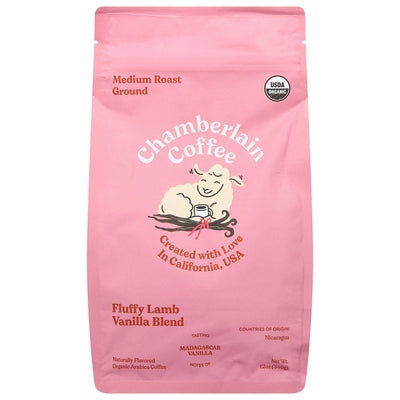 Chamberlain Coffee Coffee Fluffy Lamb Vanilla Blend Medium Roast Ground 6/10 OZ [UNFI #03166410] [ebt]