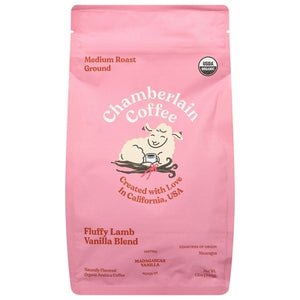 Chamberlain Coffee Coffee Fluffy Lamb Vanilla Blend Medium Roast Ground 6/10 OZ [UNFI #03166410] [ebt]