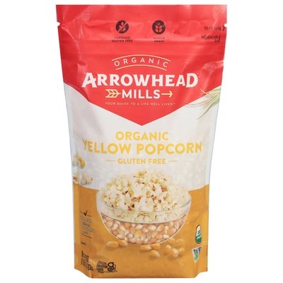 Arrowhead Mills Yellow Popcorn Organic Gluten Free 6/28 OZ [UNFI #1258789] [ebt]