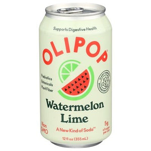Olipop Soda Watermelon Lime 12/12 OZ [UNFI #2987402] [ebt]