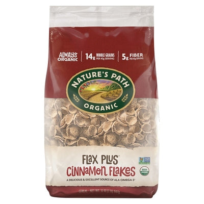 Natures Path Cereal Cinnamon Flakes 6/32 OZ [UNFI #711416] [ebt]