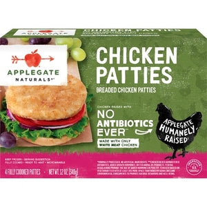 Applegate Farms Chicken Patties 12/12 OZ [UNFI #0829861] [ebt]