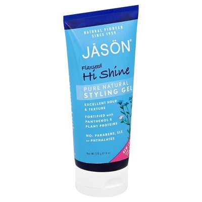 Jason Natural Products Styling Gel Pure Natural Flaxseed Hi Shine 1/6 OZ [UNFI-CARLISLE #904151]