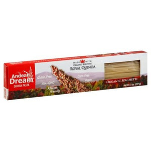 Andean Dream Spaghetti Organic Royal Quinoa 12/8 OZ [UNFI #837534] [ebt]