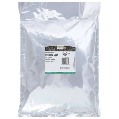 Frontier Nat Prod Co-Op Oregano Leaf Mediterranean Cut & Sifted 1LB [UNFI-CARLISLE #298398] [ebt]