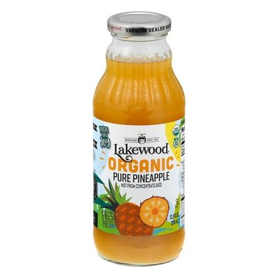 Lakewood Juice Organic Pure Pineapple 12/12.5OZ [UNFI #0519355] [ebt]