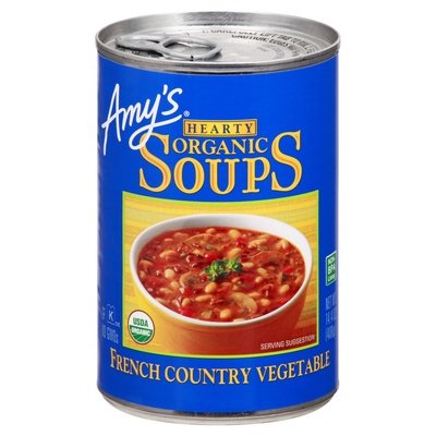 Amys Soups Organic French Country Vegetable Hearty 12/14.4Oz [UNFI #0574889] [ebt]