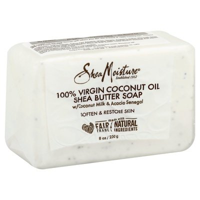 Shea Moisture Soap Shea Butter 100% Virgin Coconut Oil 1/8 OZ [UNFI-CARLISLE #2450658]