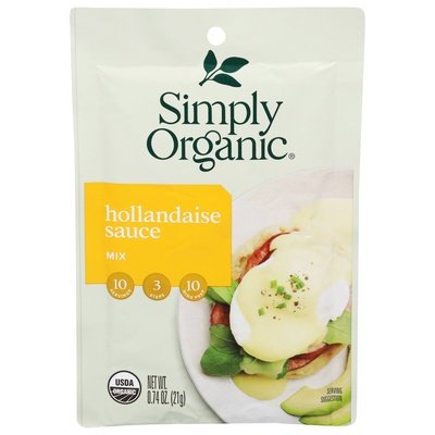 Simply Organic Hollandaise Sauce Mix 12/.74 OZ [UNFI #2564672] [ebt]