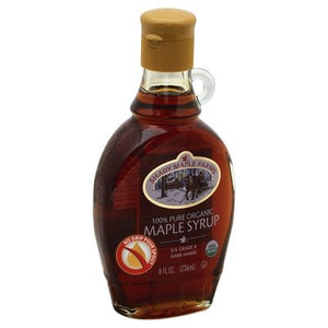 Shady Maple Farms Maple Syrup Organic 100% Pure Dark Amber 12/8 OZ [UNFI #685909] [ebt]