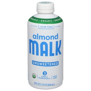 Malk Almond Malk Organic Unsweetened 6/28 OZ [UNFI #1778703] [ebt]