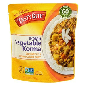 Tasty Bite Vegetable Korma Indian Medium 6/10 OZ [UNFI-CARLISLE #567552] [ebt]