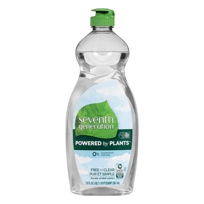 Seventh Generation Dish Liquid Free & Clear 6/19 OZ [UNFI #2691731]