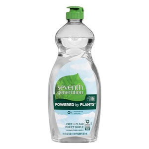 Seventh Generation Dish Liquid Free & Clear 6/19 OZ [UNFI #2691731]