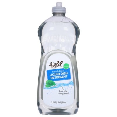 Field Day Dish Detergent Free & Clear Liquid 12/25 OZ [UNFI #1824374]