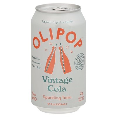 Olipop Sparkling Tonic Vintage Cola 12/12 OZ [UNFI #2424919] [ebt]