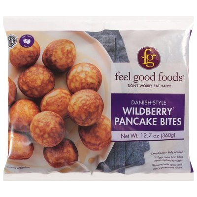 Feel Good Foods Pancake Bites Wildberry Danish Style 8/12.7 OZ [UNFI #2785806] [ebt]