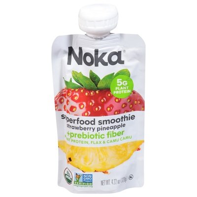 Noka Superfood Smoothie Strawberry Pineapple 6/4.22 OZ [UNFI-CARLISLE #2308120] [ebt]