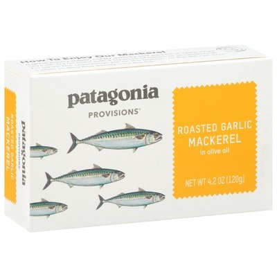 Patagonia Provisions Mackerel Roasted Garlic 10/4.2 OZ [UNFI-CARLISLE #2544781] [ebt]