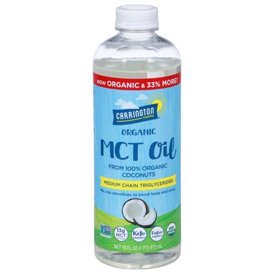 Carrington Farms MCT Oil Organic 1/16 OZ [UNFI-CARLISLE #2858520]
