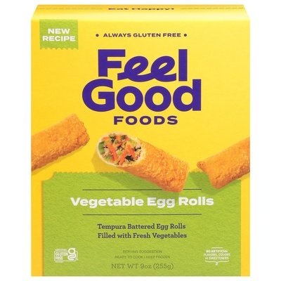 Feel Good Foods Egg Rolls Vegetable 9/9 OZ [UNFI #1088947] [ebt]