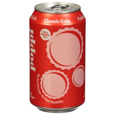Poppi Prebiotic Soda Classic Cola 12/12 OZ [UNFI #2724508] [ebt]