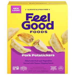 Feel Good Foods Pork Potstickers 9/10 OZ [UNFI #1651355] [ebt]