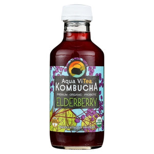 Aqua Vitea Kombucha Elderberry 12/16 OZ [UNFI #02030021] [ebt]