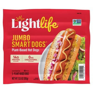 Lightlife Foods Hot Dogs Plant-Based 12/13.5 OZ [UNFI #2814275] [ebt]