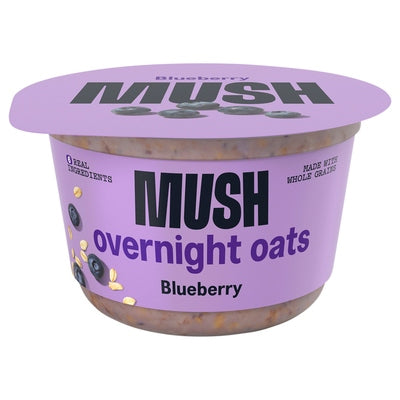 Mush Overnight Oats Blueberry 8/5 OZ [UNFI #2590586] [ebt]