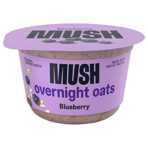 Mush Overnight Oats Blueberry 8/5 OZ [UNFI #2590586] [ebt]