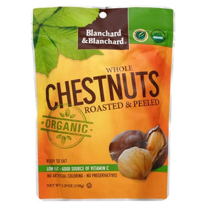 Blanchard & Blanchard Chestnuts Organic Whole Roasted & Peeled 12/5.2 OZ [UNFI #1263482] [ebt]