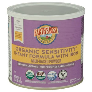 Earths Best (Formula) Infant Formula With Iron Milk-Based Powder 4/21 OZ [UNFI #2676989] [ebt]