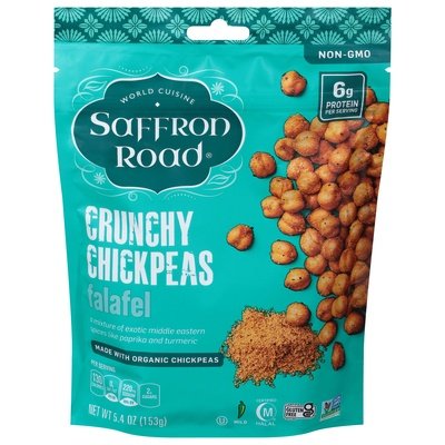 Saffron Road Crunchy Chickpeas Falafel Mild 6/5.4 OZ [UNFI #2865921] [ebt]