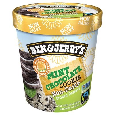 Ben & Jerrys Frozen Dessert Non-Dairy Mint Chocolate Cookie 8/PINT [UNFI #2551950] [ebt]