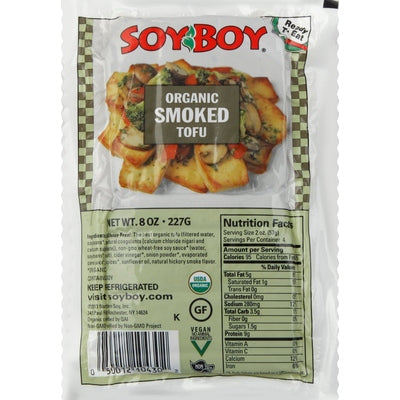 Soy Boy Tofu Organic Smoked 6/8 OZ [UNFI #0411686] [ebt]