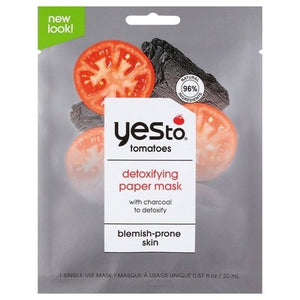 Yes To Paper Mask Detoxifying Blemish-Prone Skin 6/.67 OZ [UNFI-CARLISLE #2007284]