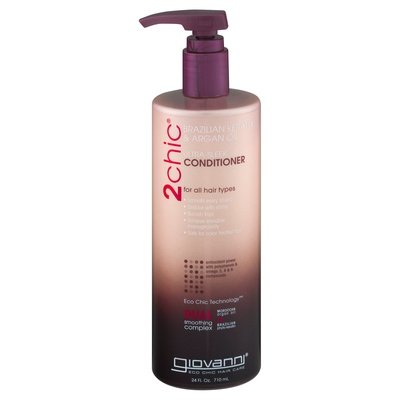 Giovanni Conditioner Brazilian Keratin & Argan Oil Ultra-Sleek 1/24 OZ [UNFI-CARLISLE #1173962]