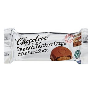Chocolove Milk Chocolate Peanut Butter Cups 33% Cocoa 10/1.2 OZ [UNFI-CARLISLE #2950343] [ebt]